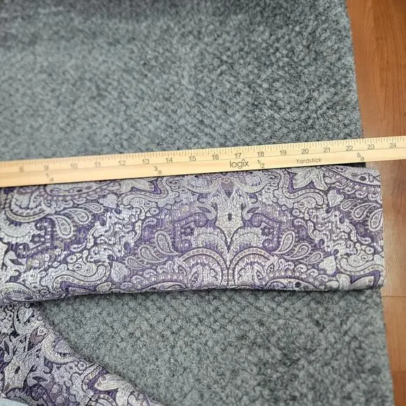 Koret Gorgeous Purple Tan Tapestry Brocade Blazer Fully Lined Size 10 P Chic - Picture 12 of 13